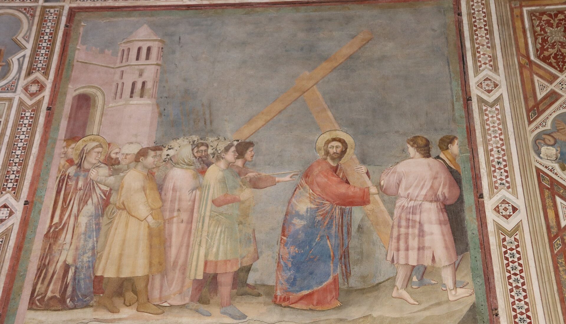 The frescoes of the north wall